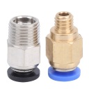 8 SZT. КЛЕМ PNEUMATYCZNYCH M10 I M6 І 2 SZT. NIEBIESKIEJ ТРУБКИ PTFE DO DRUKARKI 3D  фото 5