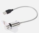 Вентилятор LAB31 mini USB, вентилятор со светодиодной надписью