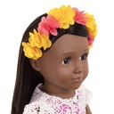 Havajské oblečenie pre bábiku 46 cm kvety čelenka okuliare Our Generation Hrdina žiadny