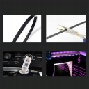 КАБЕЛЬ ОПТОВОЛОКНО LED (СВІТЛОДІОД) DO АВТОМОБІЛЯ ОСВІТЛЕННЯ RGB AMBIENT APP BLUETOOTH 110CM  (18546936939) фото min 13