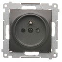 SIMON 54 GNIAZDO POJEDYNCZE Z/U ANTRACYT DGZ1Z.01