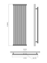 Декоративный радиатор Akra 100/46 GOLD