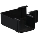 KROP ПВХ UNIWE УГЛОВОЙ КВАДРАТНЫЙ ЖЕЛОБ 135 ЧЕРНЫЙ