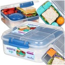 SISTEMA LUNCHBOX BENTO BOX КОНТЕЙНЕР 1250 МЛ С ОТДЕЛЕНИЯМИ ДЛЯ СОУСА