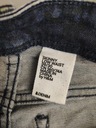 H&M Jeansowe SPODNIE RURKI Motyw roślinny W29 L30 Rozmiar 29/30