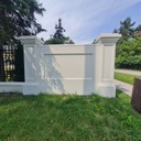 Бетонные заборы для усадеб с каркасом S2`