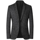 ПОВСЕДНЕВНАЯ МОДНАЯ МУЖСКАЯ БИЗНЕС-КУРТКА, СТИЛЬ SLIM, M