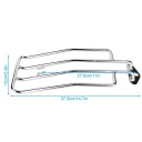 INSTALLATION Z TYU STEEL TRUNK REAR POKA MOTORCYCLE DO MODELS XL VX  photo 13