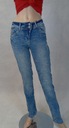 Nohavice jeans modrý zips Scarlett Cecil 25/32 Značka Cecil