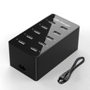 ZASILACZ Z 10 PORTAMI SZYBKIEGO ŁADOWANIA USB O MOCY 50W + KABEL 1.4M