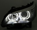 PHARES PHARES AVANT BMW E60 E61 NOIR RINGphoto 14