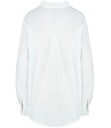 Klasická biela košeľa oversize RENATA uniw Dominujúci vzor bez vzoru