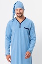 BONIFACY мужская ночная рубашка, синяя, XXL