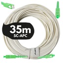 KABEL PRZEWÓD ŚWIATŁOWODOWY ŚWIATŁOWÓD PATCHCORD SC/APC-SC/APC SIMPLEX 35M