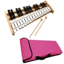 КАЯ ЦИМБАЛКИ - ХРОМАТИЧЕСКИЕ 27-ТОНОВЫЕ КОЛОКОЛЬЧИКИ + РОЗОВАЯ КРЫШКА