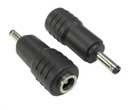 DC adapter 2.5/5.5 aljzat 2.1/5.5 csatlakozóhoz