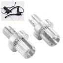 2PCS M7 ВЕЛОСИПЕД HAMULE HAMULE DRUGIE РЕГУЛЯТОРИ SILNE АЛЮМІНІЙ SILVER 48  (17818744529) фото min 6