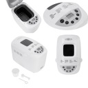 ХЛЕБНАЯ МАШИНА ДЛЯ ВЫПЕЧКИ ХЛЕБА С ФУНКЦИЕЙ ДЖЕМА 850 Вт 15 ПРОГРАММ Белый