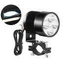 1 SZT. WATER-REPELLENT BLACK HEADLIGHT FRONTAL LED DO MOTOCYKLA, E-BIKE, CAR  photo 7