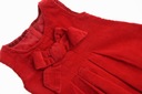 EARLY DAYS sukienka dziewczęca Sztruksowa Czerwona z Kokardą 74 Marka Early Days