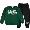 KOMPLET dresowy OCIEPLANY DLA CHŁOPCA 134