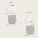 LIONELO Babyline 2.2 Електронна аудіо няня з нічником, Дальність дії до