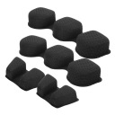 3 SZT. BLACK GABKOWE LINERS DO HELMET ROWEROWEGO, ODDYCHAJACE  photo 7