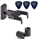 HERCULES GSP38WBK PLUS оригинальная запираемая вешалка для гитарного крючка + перья