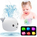 ИГРУШКА-ФОНТАН ДЛЯ ВАННЫ, ВЕСЕННИЙ КИТ, ПЛАВАЮЩИЙ, СВЕТОДИОДНОЕ ОСВЕЩЕНИЕ