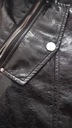 New Look Czarna kurtka lakierowana kaptur roz 44-46 jak nowa Długość do połowy uda