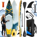 Надувна SUP дошка для плавання STAND UP PADDLE 350см НАБІР АКСЕСУАРОВ