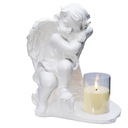 БОЛЬШАЯ СВЕЧА + ГИПСОВАЯ СВЕЧА ФИГУРКА гробницы СВЕТОДИОДНАЯ ЛАМПА 3XAAA