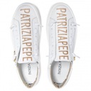 Topánky PATRIZIA PEPE dievčenské tenisky biele r 34 Materiál Prírodná koža