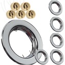 5x МЕТАЛЛИЧЕСКИЕ ПОТОЛОЧНЫЕ СВЕТОДИОДНЫЕ ЛАМПЫ ДЛЯ СВЕТОДИОДНЫХ ЛАМП GU10 ДЛЯ ПОДВЕСНОГО ПОТОЛКА