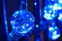 ZÁVES GULIČKY 200 MICRO 5M LED GULIČKY VIANOČNÚ LAMPU MODRÁ girlanda Druh osvetlenia vianočná guľa