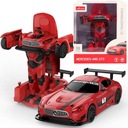 RASTAR Mercedes GT3 AMG Auto Robot Transformácia svetlo zvuk ZA5135