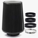 Конусный воздушный фильтр + адаптеры Черный