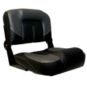 Siedzisko do łodzi MyBoat BASS Premium Low Back Czarno Grafitowe