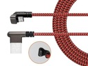 Kabel USB - USB-mikro kątowe 0,8m DSF601 Talvico