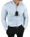 Slim fit košeľa so stojačikom modrá EGO01 - XL Strih slim