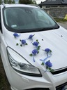 Украшение автомобиля украшения для свадебного автомобиля СИНИЕ гвоздики