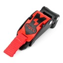 Микрометрическая застежка для каски LS2, красная.