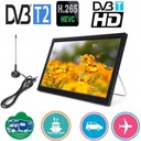 ПОРТАТИВНЫЙ ТЕЛЕВИЗОР 14 ДЮЙМОВ, 12 В/230 В, КАМЕРА DVB-T2