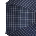 BETLEWSKI Полуавтоматический зонт темно-синего цвета, большой клетчатый зонт XL
