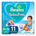 Подгузники для бассейна PAMPERS SPLASHERS Размер 4-5 9-15 кг 11 шт.