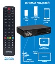 ДЕКОДЕР ТВ-ТЮНЕР ЭФИРНОЕ ТЕЛЕВИДЕНИЕ WIWA ПУЛЬТ USB USB H.265 HEVC DVB-T2 HDMI