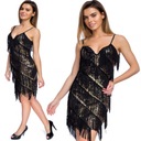 116__ВЕЧЕРНЕЕ ПЛАТЬЕ С бахромой из пайеток