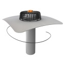 Wpust jednościenny dachowy TOPWET TWJE 110 PVC