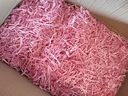 Наполнитель для бумаги розовая стружка 0,1кг/100г