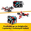 LEGO Creator Ciężarówka z platformą i helikopterem 31146 Wiek dziecka 7 lat +